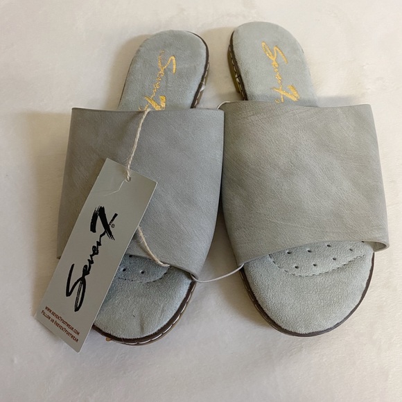 BNWT SEVEN7 MALIBU SANDAL color slate #SIZE 7 - Picture 4 of 4
